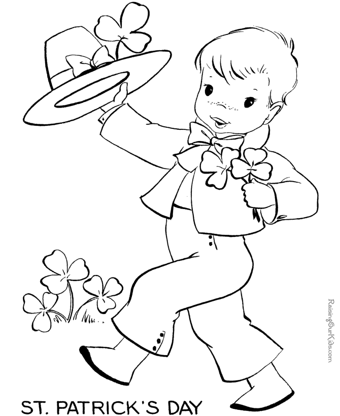 zabbar st patricks day coloring pages - photo #9